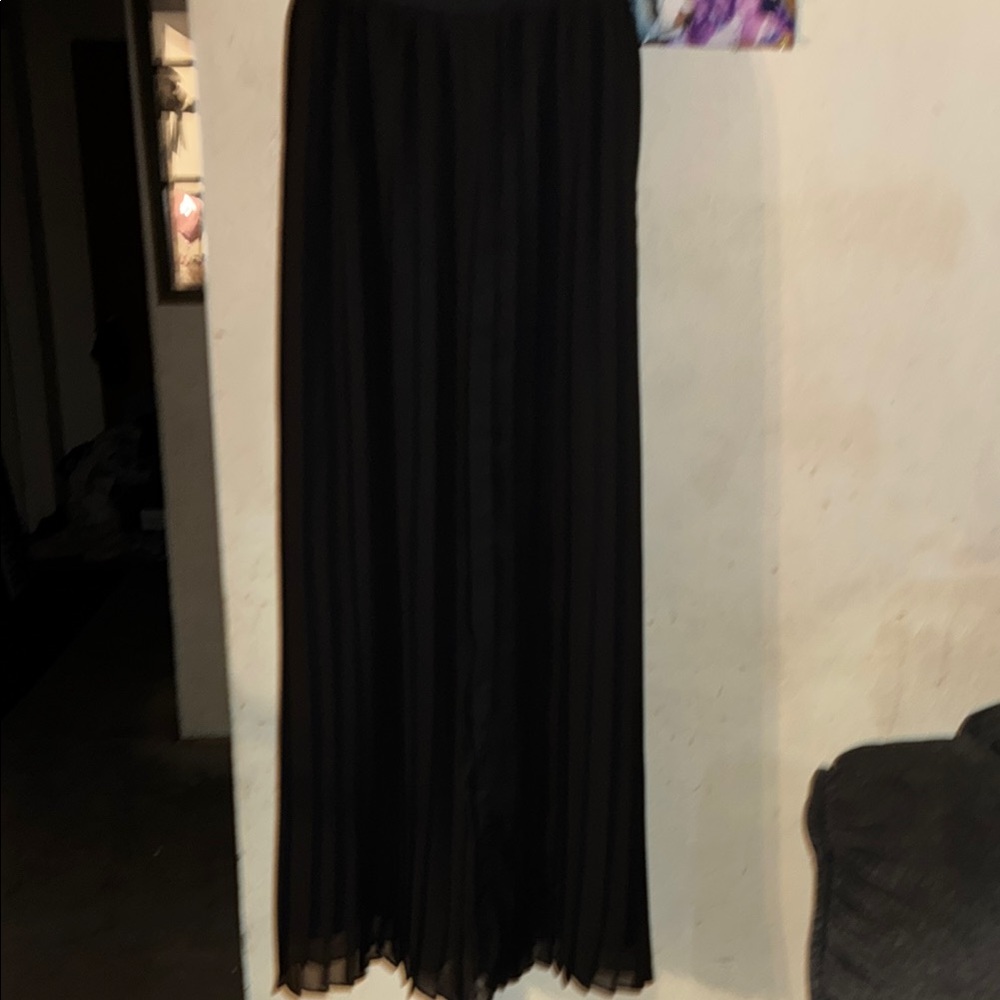 💥Sparkle & Fade Black A-Line Skirt
